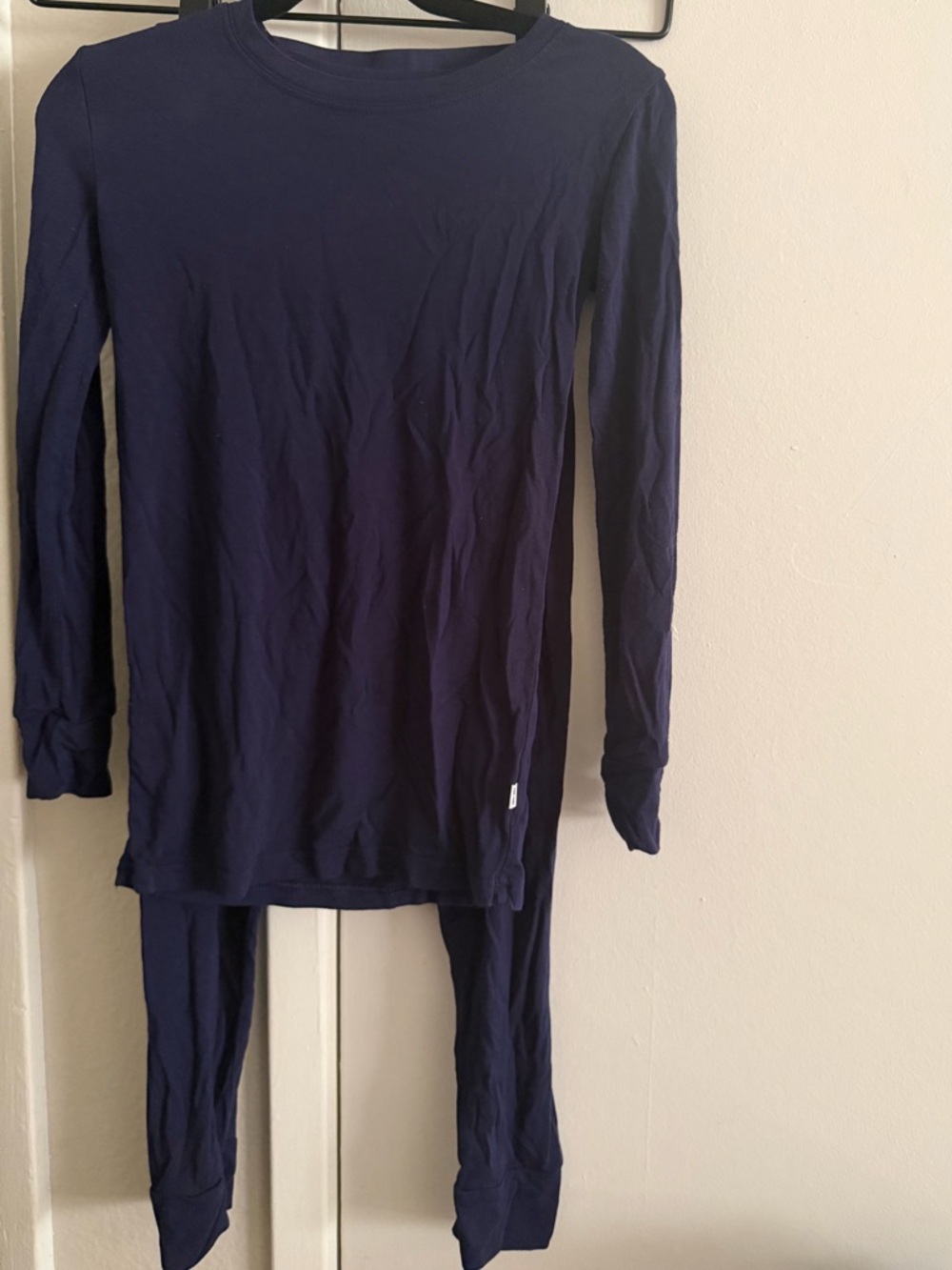 Little Sleepies Navy Long Sleeve Pants Set